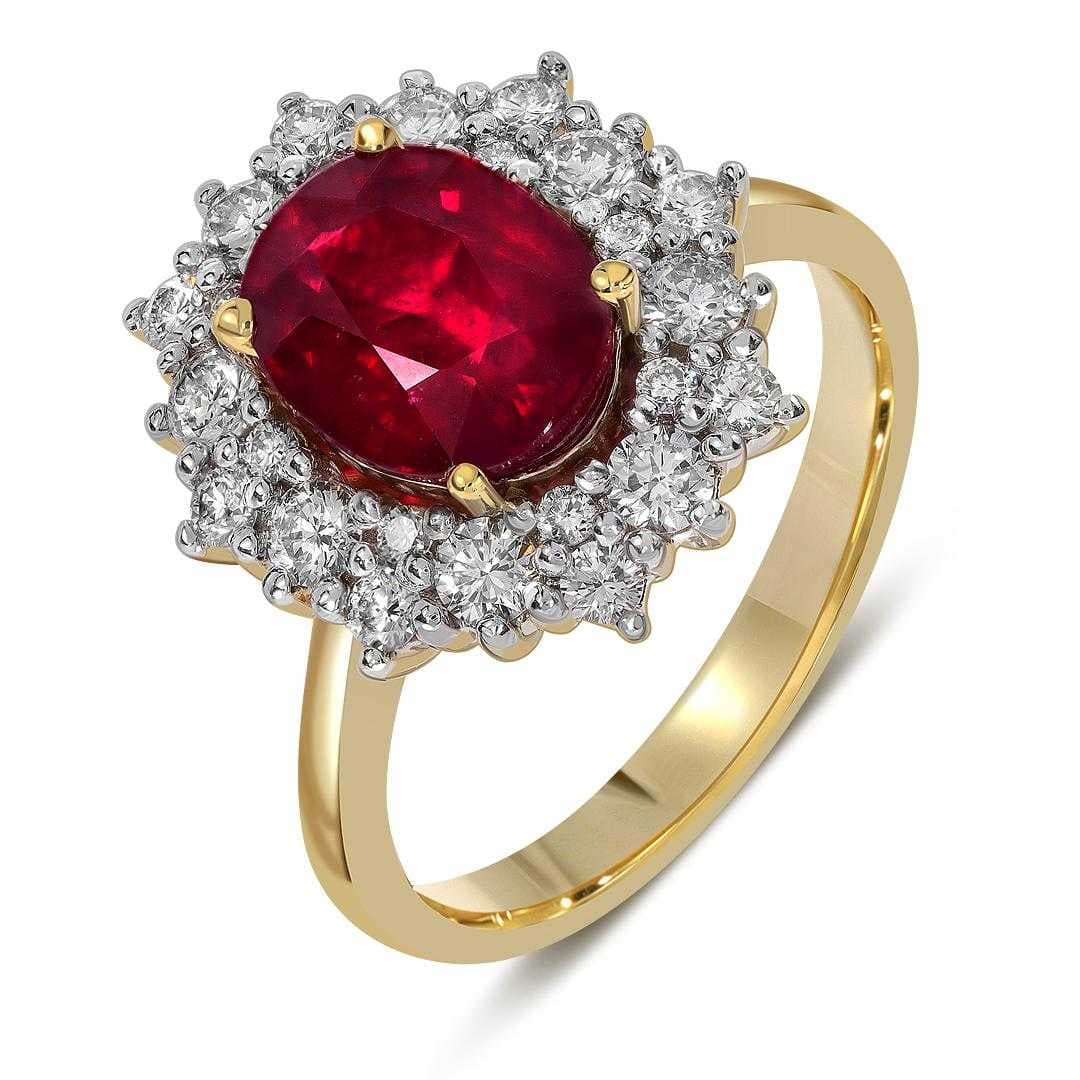 ALG260-rub9x7-Ry Кольцo